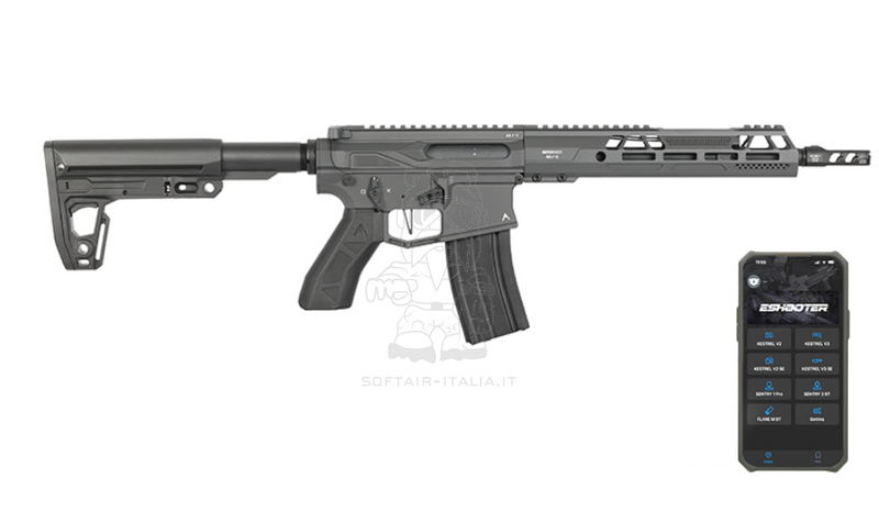 AeroKnox M920A AX // 15 AEG Rifle ETU Bluetooth Grey Version by Aeroknox > Double Bell