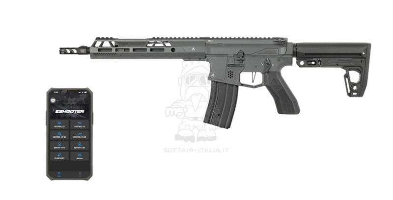AeroKnox M920A AX // 15 AEG Rifle ETU Bluetooth Grey Version by Aeroknox > Double Bell