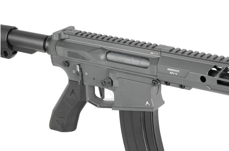 AeroKnox M920A AX // 15 AEG Rifle ETU Bluetooth Grey Version by Aeroknox > Double Bell