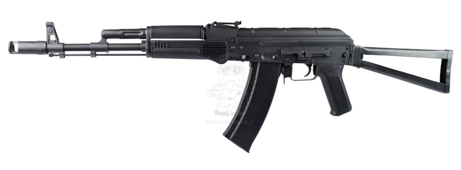AK74 Full Steel EShooter Etu - Mosfet Folding Stock Calcio Pieghevole by Cyma Platinum