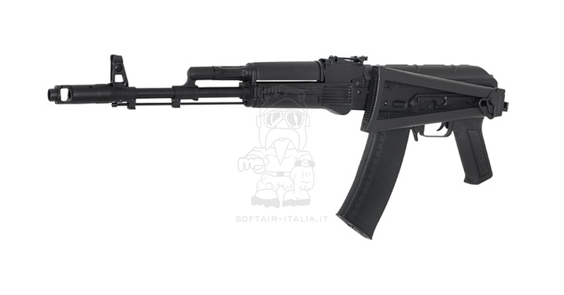 AK74 Full Steel EShooter Etu - Mosfet Folding Stock Calcio Pieghevole by Cyma Platinum