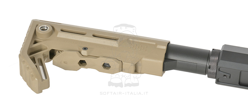 AK74 TRAX Strike Ind. EMG Licensed KeyMod EShooter AEG Desert Tan Version by Cyma Platinum