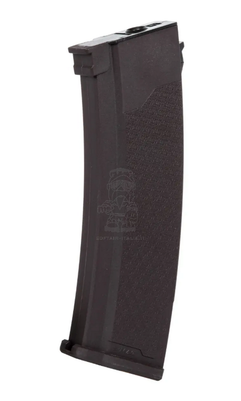 AK 430bb Black Brick Type Polymer Hi Cap J Plum S-Mag Magazine Caricatore by Specna Arms