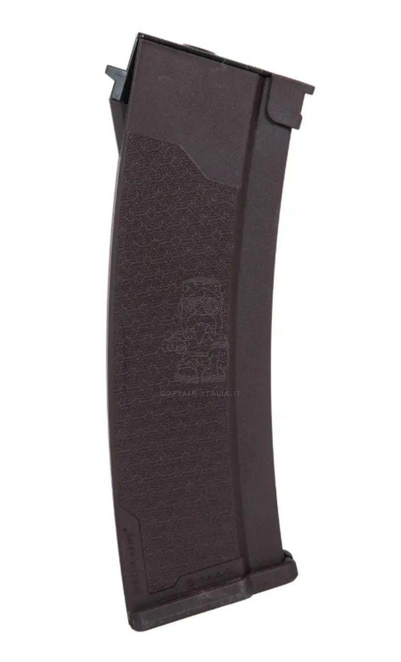 AK 430bb Black Brick Type Polymer Hi Cap J Plum S-Mag Magazine Caricatore by Specna Arms