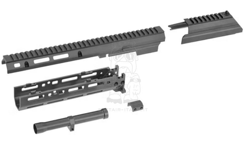 AK AKM - AK105 MK3 SAG Mk.3 Type Monolithic 1913 20mm. CNC Aluminum Top Handguard Kit by 5KU