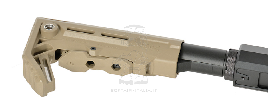 AKS-74U TRAX CQB Strike Ind. EMG Licensed M-Lock EShooter AEG Desert Tan Version by Cyma Platinum