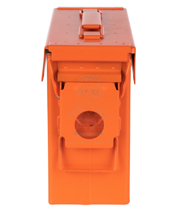 Ammo Steel Red Box cal.30 Cassetta Porta Munizioni in Acciao "Flight Recorder"