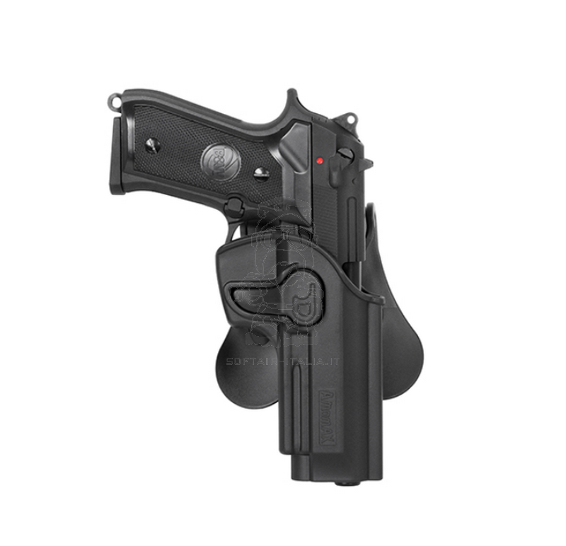 Amomax Beretta M92 - M92F & Similari Belt Holster Fondina Rigida da Cintura by Amomax