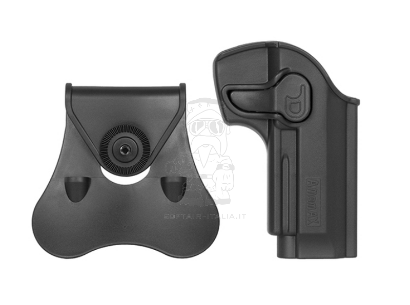 Amomax Beretta M92 - M92F & Similari Belt Holster Fondina Rigida da Cintura by Amomax