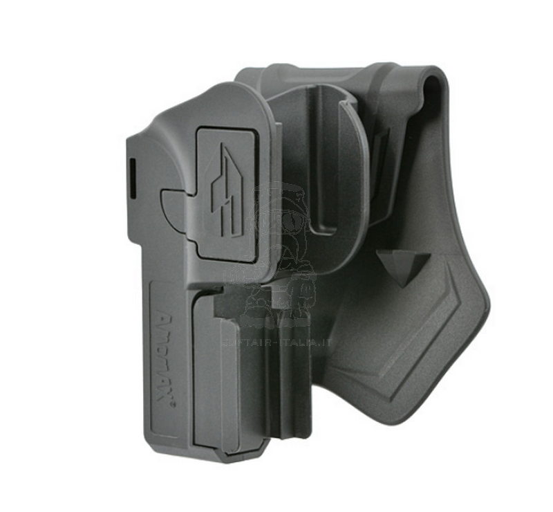 Amomax Open Airsoft Holster for Pistols with RIS Rail Fondina by Amomax