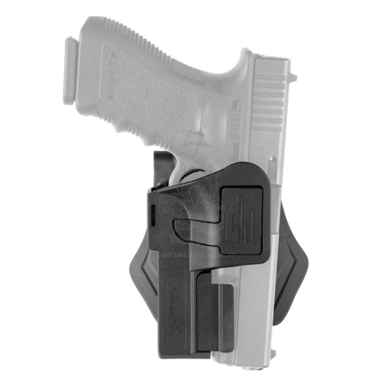 Amomax Open Airsoft Holster for Pistols with RIS Rail Fondina by Amomax