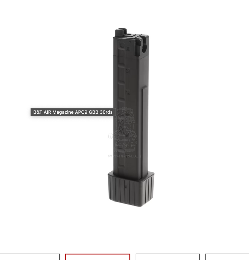 B&T APC9 Caricatore a Gas 30bb by B&T