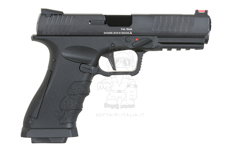 APS Shark Steel Hammer Full Auto GBB Gas Blow Back Airsoft Pistol by APS
