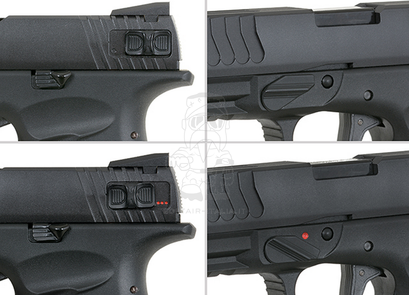APS Shark Steel Hammer Full Auto GBB Gas Blow Back Airsoft Pistol by APS