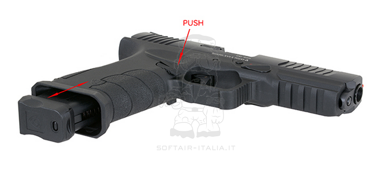 APS Shark Steel Hammer Full Auto GBB Gas Blow Back Airsoft Pistol by APS