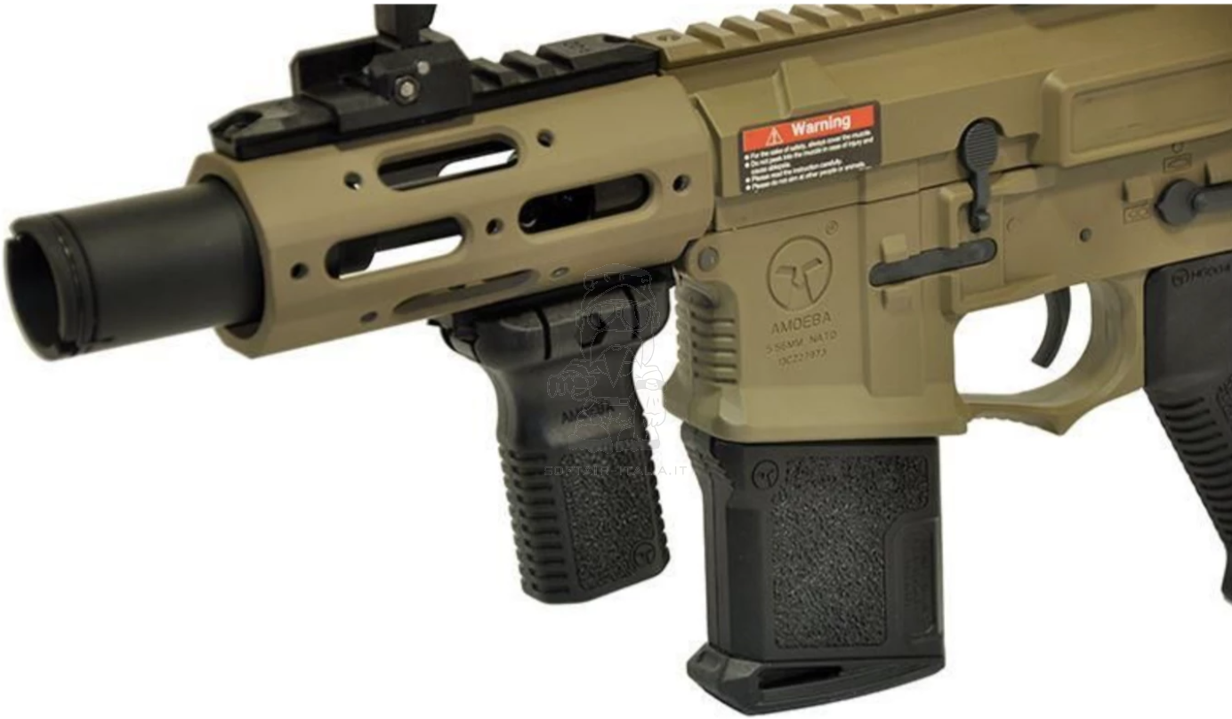 Ares EFCS AM-015 Stubby CQB Badge Speed Trgigger AEG Tan Version by Ares