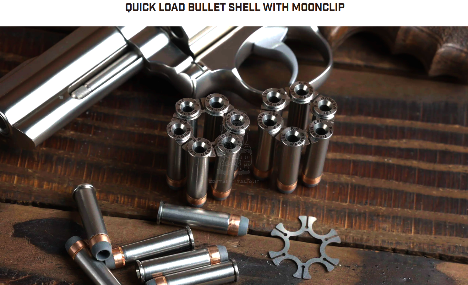 Ares Revolver S&W Wood Grips & Metal Co2 Model 686 2inch Silver - Chrome Version by Ares