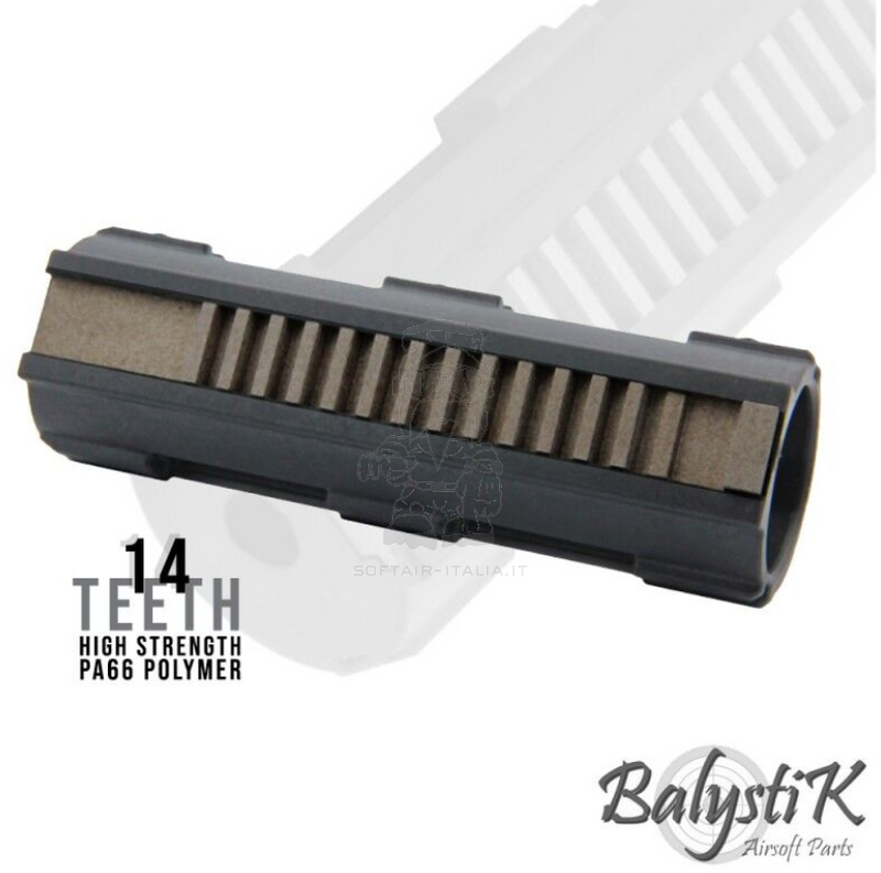 Balystic 14 Teeth Steel Lightweight Rack AEG Piston by Balystic