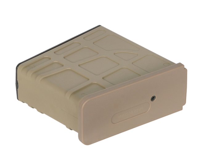 Barret M98B MRAD 100bb DE Dark Earth Desert Tan Magazine by Snow Wolf 6mmProShop