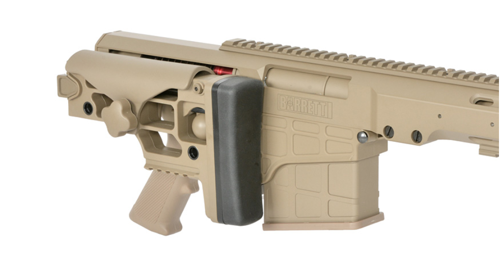 Barret M98B MRAD De Dark Earth Desert Tan Full Metal Spring Bolt Action Airsoft Folding Stock Rifle by Snow Wolf