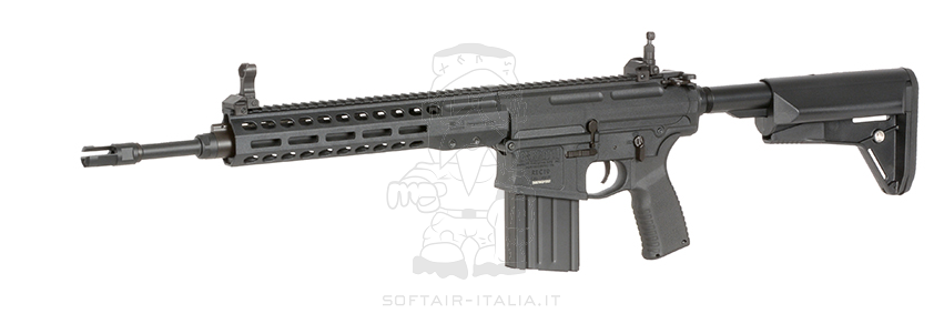 Barrett Rec10 11.5inch M-LOK Handguard DMR Eshooter Kestrel V2 Basic Mosfet cal.7,62 AEG by EGM > Cyma