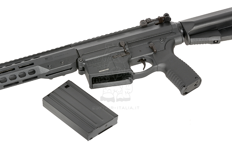 Barrett Rec10 11.5inch M-LOK Handguard DMR Eshooter Kestrel V2 Basic Mosfet cal.7,62 AEG by EGM > Cyma