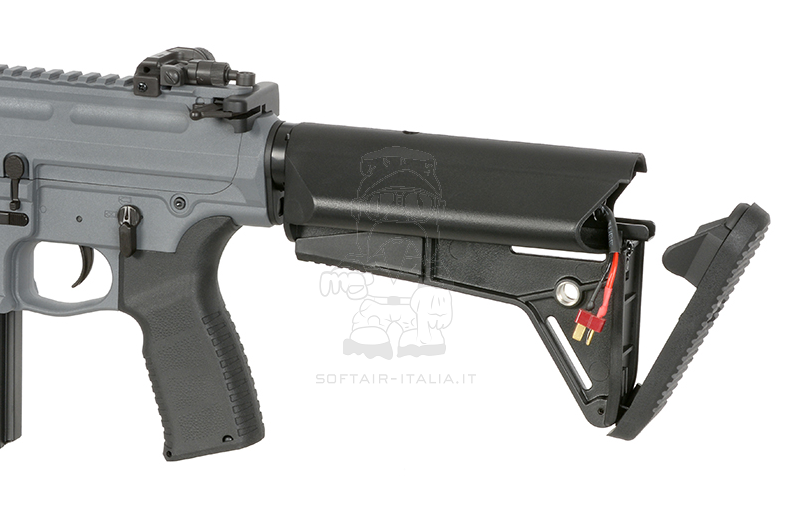 Barrett Rec10 11.5" M-LOK Handguard DMR Eshooter Kestrel V2 Basic Mosfet cal.7,62 AEG Grey Version by EGM > Cyma