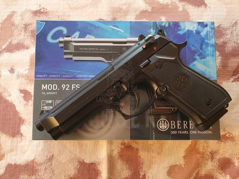 Beretta 92FS NBB Co2 Scritte e Loghi Originali by Umarex