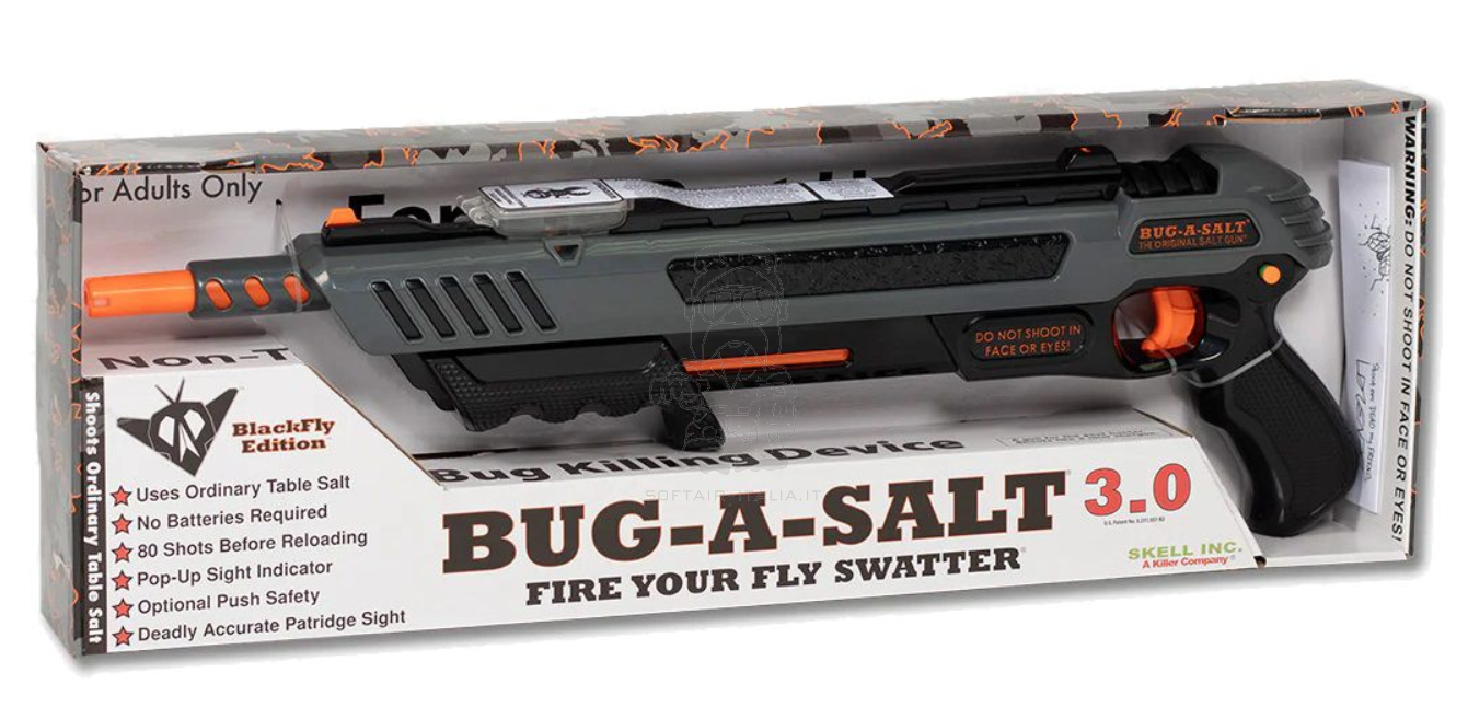 Bug - A - Salt 3.0 Advanced Combat Fiber Optic Salt Gun Actionblaster Fly Killer by Bugasalt