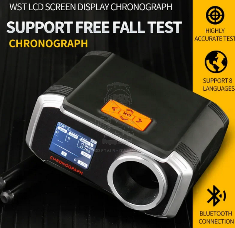 Chronograf - Chrony - Cronografo X01 Bluetooth - LCD Semi Professionale by Wosport