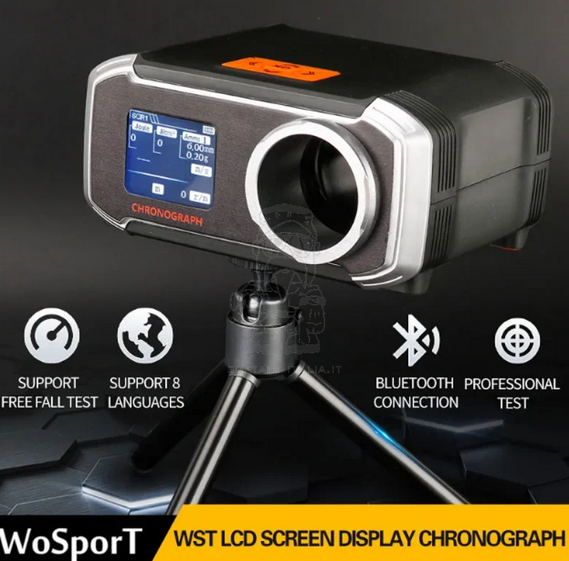 Chronograf - Chrony - Cronografo X01 Bluetooth - LCD Semi Professionale by Wosport