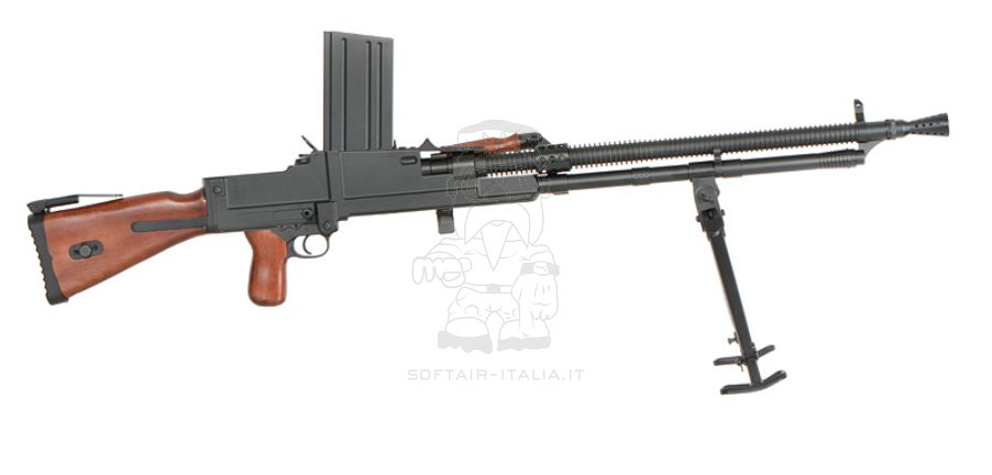 Czechoslovak ZB26 LMG Light Machine Gun MG26t Full Wood & Metal by S&T
