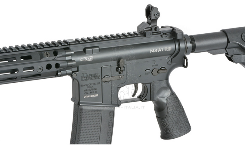 Daniel Defense 14,5inch RIII M-LOK Fully Licensed ETU - Mosfet AEG by EMG >  Cyma Platinum