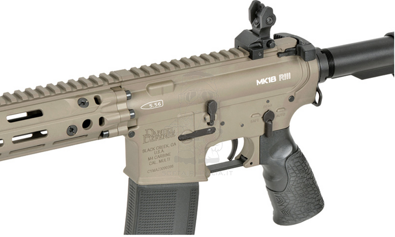 Daniel Defense 14,5inch RIII M-LOK Fully Licensed ETU - Mosfet FDE Flat Dark Earth Coyote Tan Desert AEG by EMG > Cyma Platinum