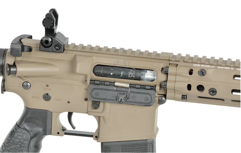 Daniel Defense 14,5inch RIII M-LOK Fully Licensed ETU - Mosfet FDE Flat Dark Earth Coyote Tan Desert AEG by EMG > Cyma Platinum