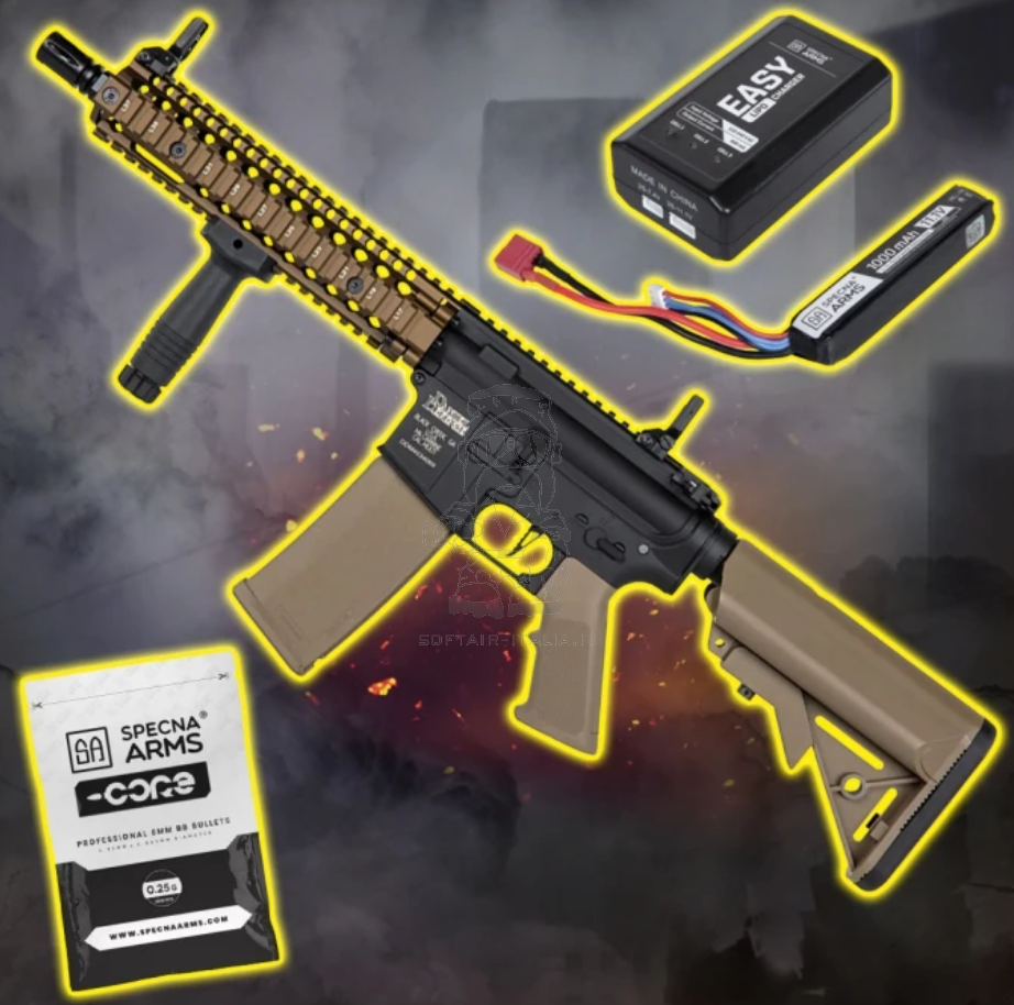 Daniel Defense® SA-C19 Core™ Hal ETU GEN.2 Dual Tone & Chaos Bronze Hand Guard Crazy Softair-Italia Offer AEG by Specna Arms