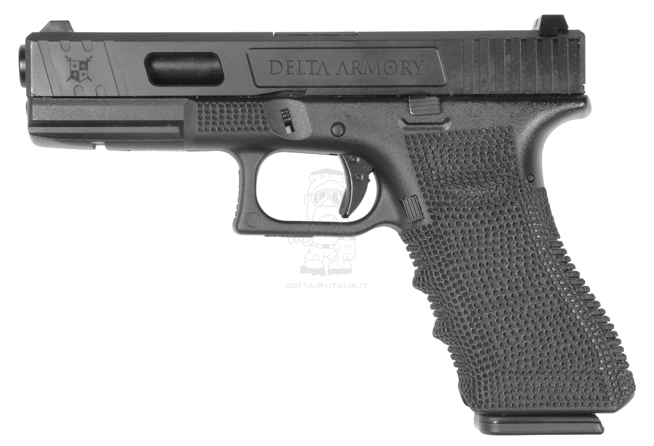 Delta Armory G17 Type P17 Mod P02 Metal Slide GBB Gas Blow Back Airsoft Pistol by Delta Armory