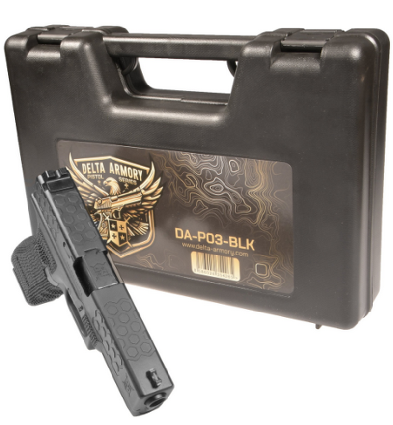 Delta Armory G17 Type  P17 Mod P03 Metal Slide GBB Gas Blow Back Airsoft Pistol by Delta Armory