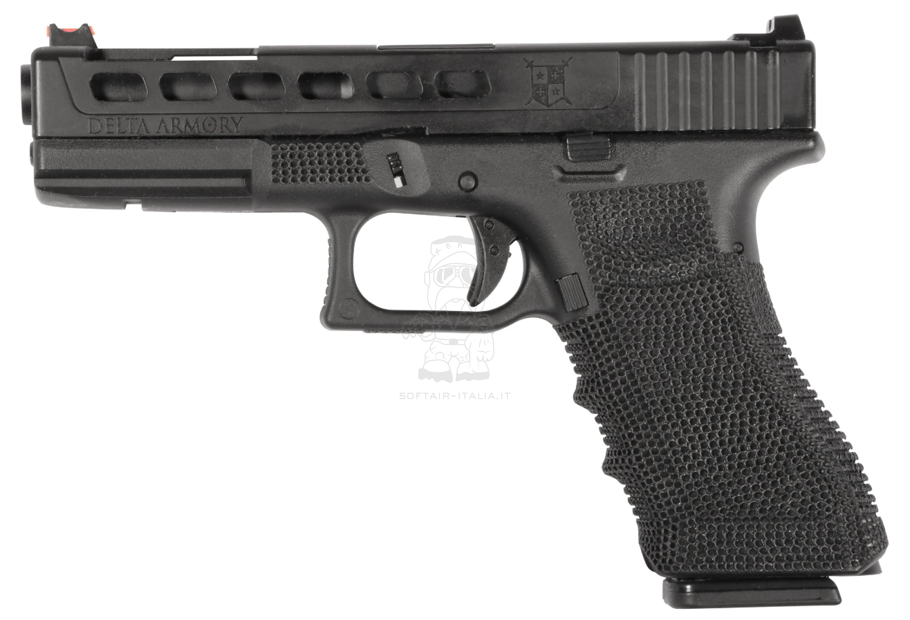 Delta Armory G17 Type P17 Mod P06 Metal Slide GBB Gas Blow Back Airsoft Pistol by Delta Armory