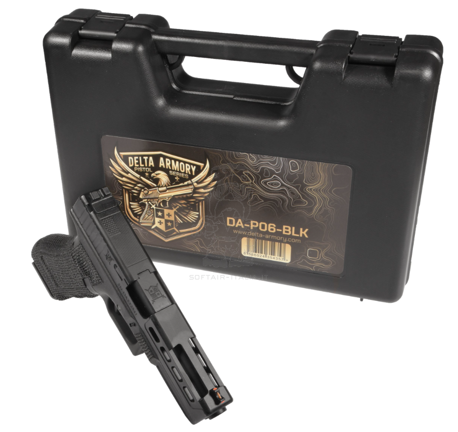 Delta Armory G17 Type P17 Mod P06 Metal Slide GBB Gas Blow Back Airsoft Pistol by Delta Armory