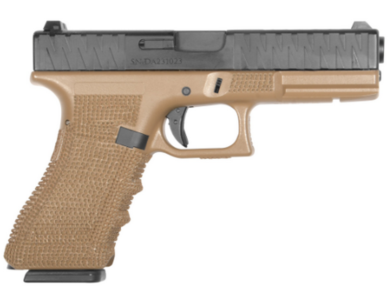 Delta Armory G17 Type P17 Mod P05 DE Dark Earth Desert Tan Metal Slide GBB Gas Blow Back Airsoft Pistolby Delta by Delta Armory