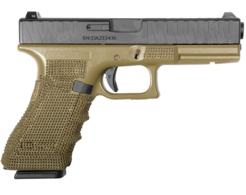 Delta Armory G17 Type P17 Mod P05 OD Olive Drab Metal Slide GBB Gas Blow Back Airsoft Pistolby Delta Armory