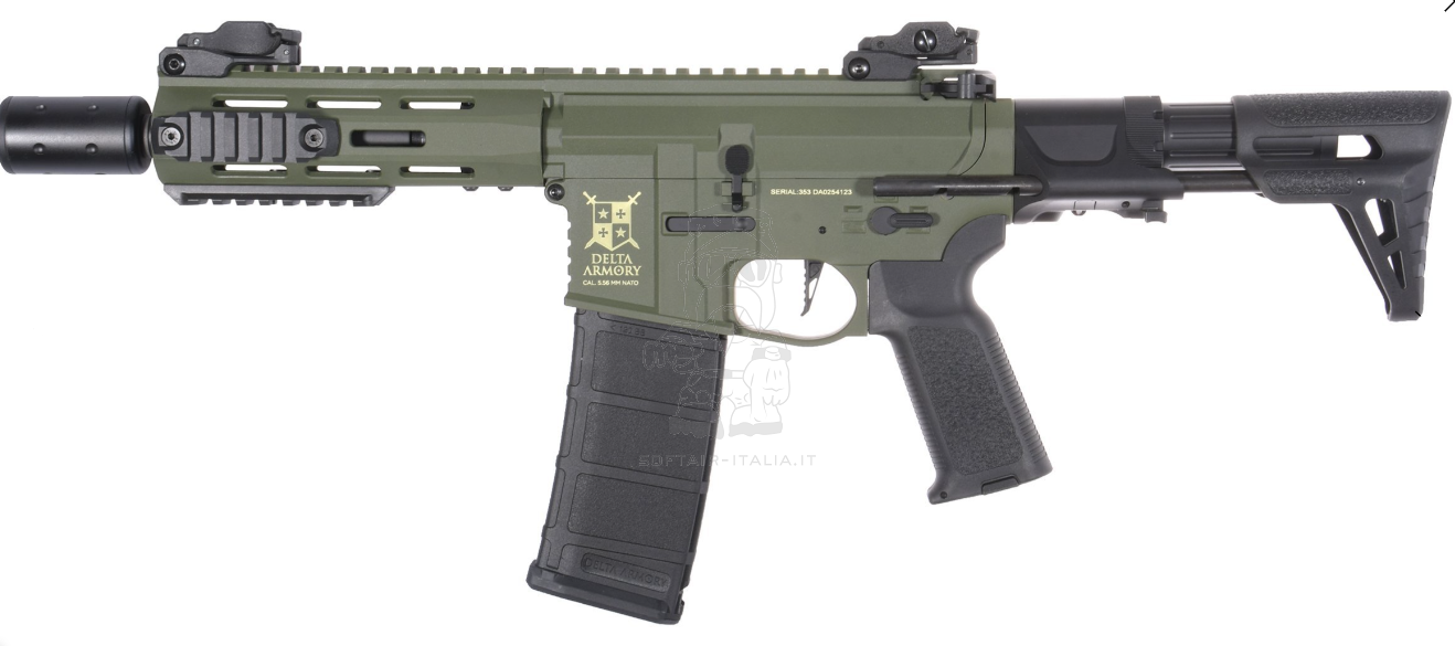 Delta Armory M4 AR15 M-LOK SilentOps 6,5" Charlie Eagle ETU OD Version by Delta Armory