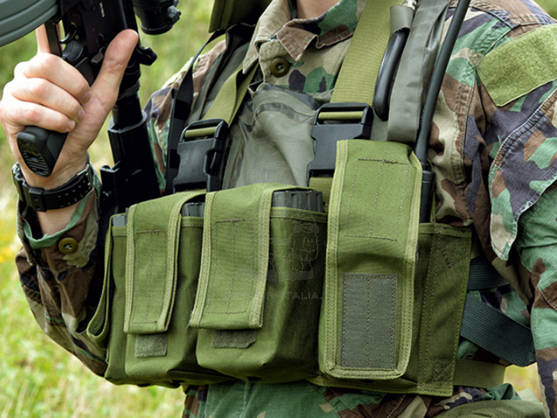 Devgru 90s SEAL Team Six Greenside Operations OD M4 - AK47 - G36 - M14 Chest Rig Cordura 500D by 8Fields