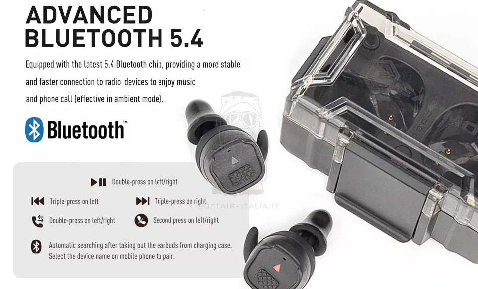 EARMOR M20T PRO Auricolari Senza Fili a Cancellazione di Rumore con Bluetooth by EARMOR