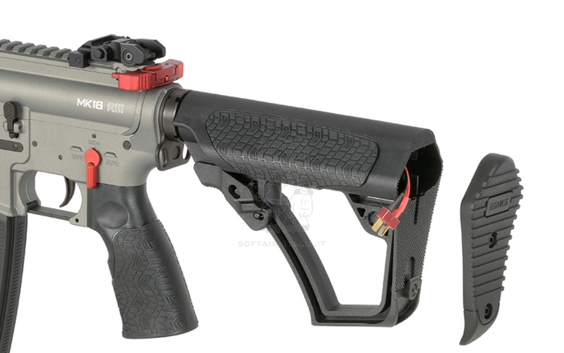 EMG > Cyma Platinum MK18 Daniel Defense RIII 10.3inc Eshooter ETU Grey - Red Version by Cyma > Platinum - EMG