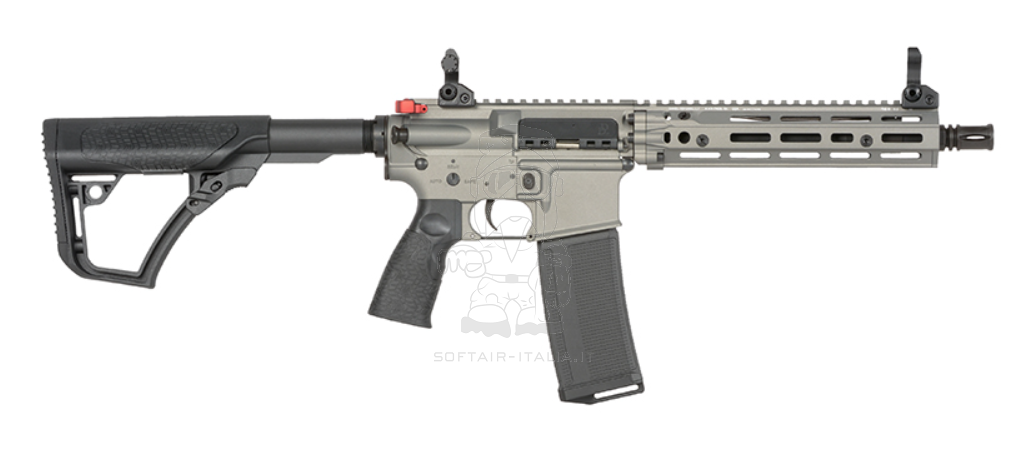 EMG > Cyma Platinum MK18 Daniel Defense RIII 10.3inc Eshooter ETU Grey - Red Version by Cyma > Platinum - EMG