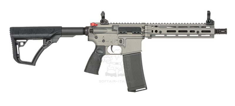 EMG > Cyma Platinum MK18 Daniel Defense RIII 10.3inc Eshooter ETU Grey - Red Version by Cyma > Platinum - EMG