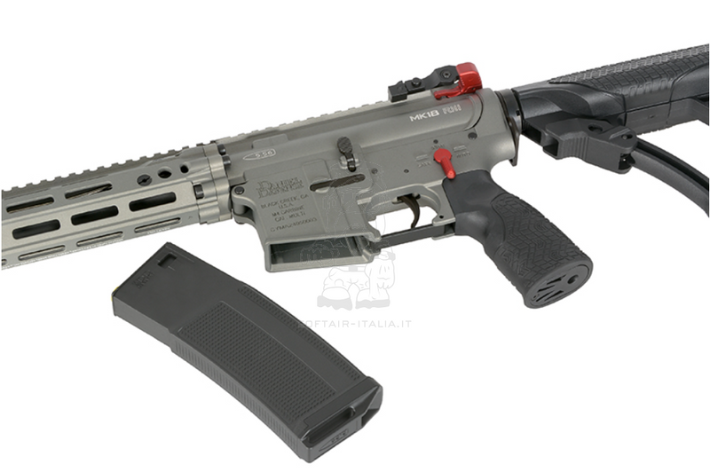 EMG > Cyma Platinum MK18 Daniel Defense RIII 10.3inc Eshooter ETU Grey - Red Version by Cyma > Platinum - EMG