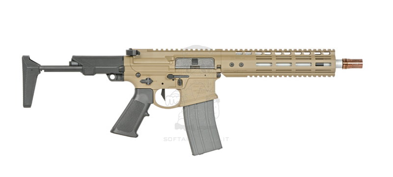 EMG NOVESKE MWS Gen3 N4 Ghetto Blaster 10.5" GBBR Tan FDE Flat Dark Earth Desert Version by Double Eagle EMG